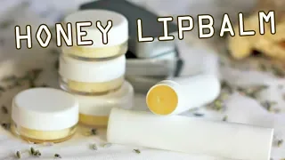 Simple DIY Lip Balm with Essential Oils. 
