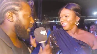 mc bluetooth on the mic in the afrikan festival with yemi alade live in abuja