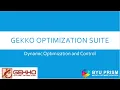 Python GEKKO Optimization Suite - Free Engineering Optimization Software