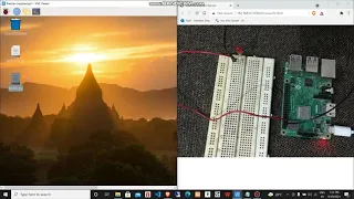 Blink led using raspberry pi and python
