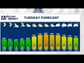 Brief Rain Storm Chance Late Tuesday
