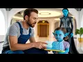 Download Lagu The Alien Queen Caught the Human Single Dad Janitor Teaching English to Her Daughter And do this...