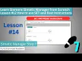How to use SET and RESET Instruction work Session 14 Simatic Manager Series