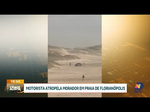 Homem é atropelado ao registrar manobras perigosas na Praia do Santinho