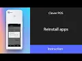 Clover POS Reinstall apps