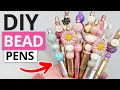 BEADED PEN TUTORIAL DIY BUBBLEGUM BEAD PENS