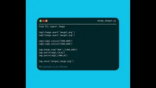 Python PIL - Merge images
