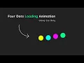 How To Make Four Dots Loading Animation Using Css Only Codeduper