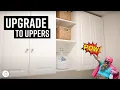 Stop Wasting Space in Your Laundry Room Upper Cabinets Floating Shelves You Can Install Yourself