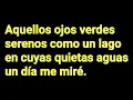 Ibrahim Ferrer - Aquellos ojos verdes letra.