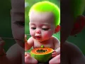 mukbang pepaya lucu #cutebaby #cocomelon