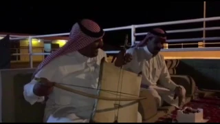 عازف الربابه الشاعر مرعي دايس السرحاني والشاعر خالد الماضي السرحاني رابطة الإبداع الخليجي 