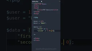 PHP in 60 Seconds The Basics