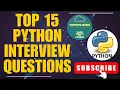 Top 15 Python for DevOps Interview Questions and Answers DevOps interview prep Python prep