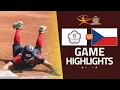 HIGHLIGHTS | Chinese Taipei vs Czechia | WBSC U-18 Women's Softball World Cup Finals 2025