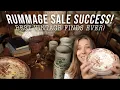 Shopping A Church Rummage Sale Filled with Vintage Treasures Come Garage Sailing with Us