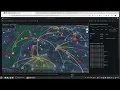Network node graph and geomap with metrics