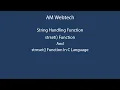 strset in c strnset in c strset strnset function in c strset strnset in c LEC