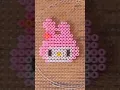 DIY Sanrio Fuse Bead Easy Craft Ideas Tutorial - My Melody From Kitty
