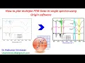 How to plot multiple FTIR spectra in a single graph using software Tamil