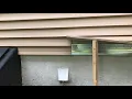 Starter strip installation after the siding is installed