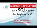 Oracle rollup and cube - Rollup and cube in Oracle with examples