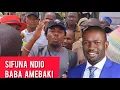 Lagu SIFUNA NDIO BABA TUMEBAKI NA YEYE! CIVIC.E NG'ANG'A MUIGAI EXPLAIN WHY SIFUNA CAN FIT RAILA'S SHOES 