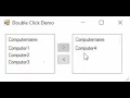 PowerShell Studio 2015 - Using Double Click for Adding and Removing Items from Lists