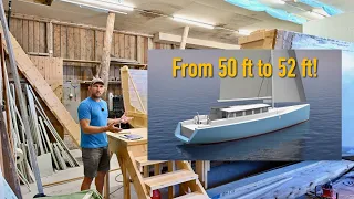 Extending The Boat & Last Bulkhead In Place! – Ep. 456 RAN Sailing
