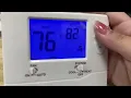 AC701 heating pump thermostat