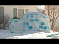 Lagu NJ family builds impressive igloo in their front yard