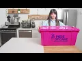 How to correctly pack a plastic moving bin - Piece of Cake Moving Storage
