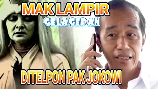 mak lampir is embarrassed when mr jokowi calls her funny parody of mak lampir