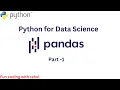 Pandas Data Science with Python Tutorial Part 1