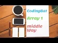 11 Codingbat Array 1 makeEnds Java coding practice UiBrains by Naveen Saggam