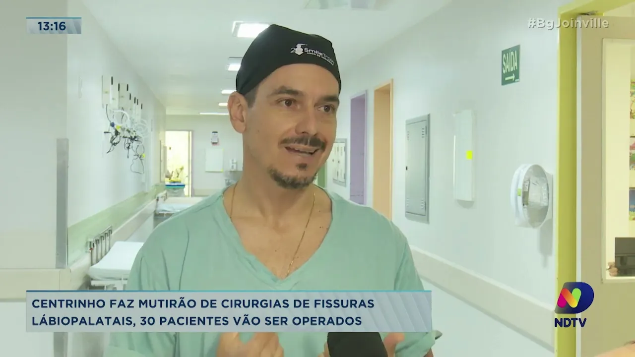 Centrinho faz mutirão de cirurgias de fissuras lábiopalatais, 30 pacientes vão ser operados