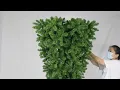 Upside Down Christmas Tree Assembly