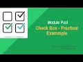 Module Pool Check Box in Detail