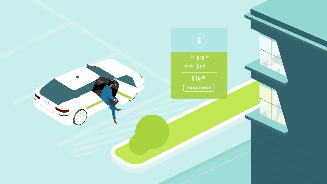Smart City Solutions Motion design character animation video