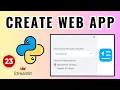 Sidebar Widget - Web App with Python Streamlit Lesson 23