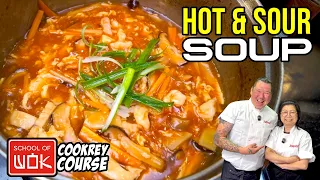 Modern Style Chinese Hot and Spicy Soup 🌶️🍜🥡 Chin at The School Of Wok Teaching
