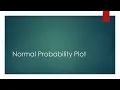 Normal Probability Plot