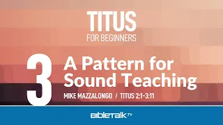 A Pattern for Sound Teaching