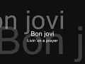 Bon Jovi - Living on a Prayer (Lyrics)