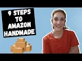 How to Open Your Amazon Handmade Shop in Minutes