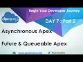 Asynchronous Apex using future method and Queueable Apex