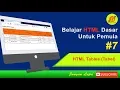 Cara Membuat Tabel pada Halaman Website menggunakan HTML