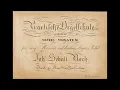 J.S. Bach -Trio Sonata No. 1 for organ, BWV 525 (c. 1730)