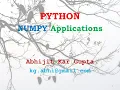 Linear Algebra Curve fitting with Numpy