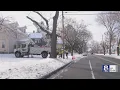 Ice and wind causing some Friday power outages